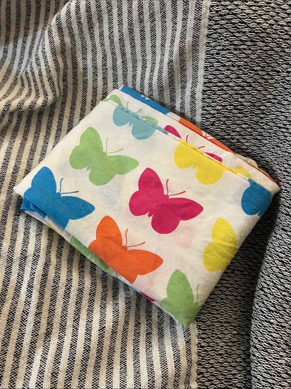 Tommy Hilfiger ~ Butterfly Pillow Case Multicolor- 1 pillow case
